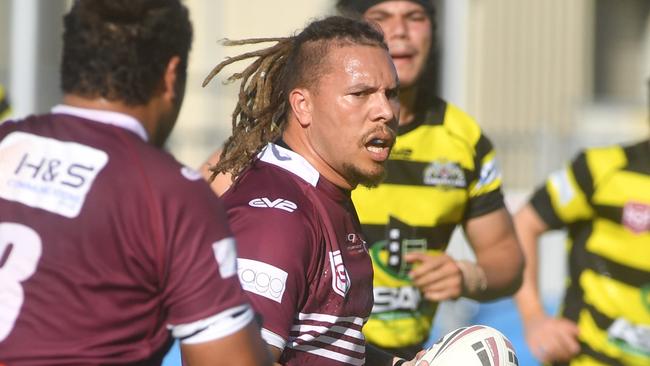 Townsville A Grade rugby league game between Souths and Centrals at Townsville Sports Reserve. Souths Shaun Nona. Picture: Evan Morgan