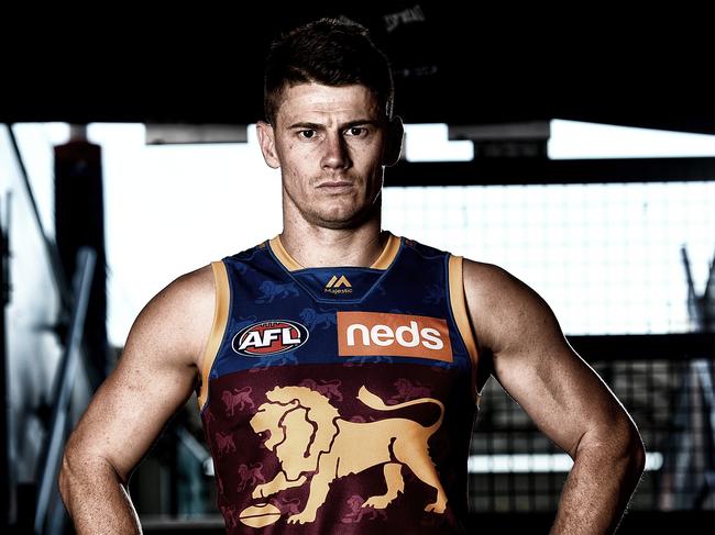 BRISBANE, AUSTRALIA - AUGUST 27: Dayne Zorko poses for a photo during a Brisbane Lions AFL media opportunity at The Gabba on August 27, 2019 in Brisbane, Australia. (Photo by Bradley Kanaris/Getty Images)