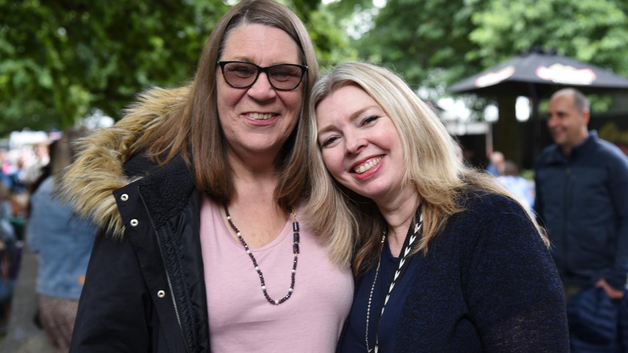 Lyn Ray and Tamara Knowles at Day 2 of Launceston's Festivale 2023. Picture: Alex Treacy