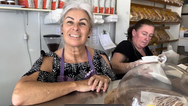 La De Da bakery casual worker Jane Anderson likes to keep it local supporting other businesses in the area. Picture: David Bonaddio