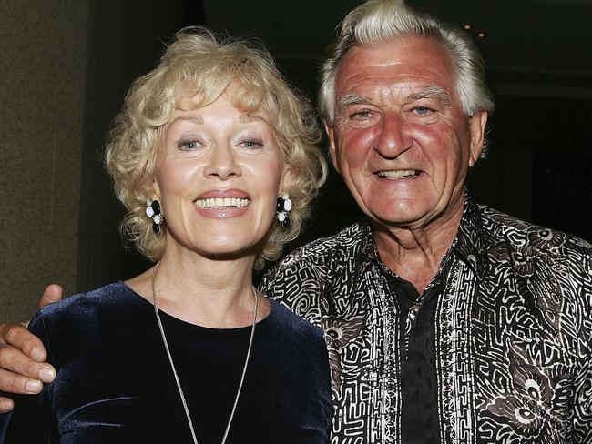 Blanche D'Alpuget and Bob Hawke. Picture: Patrick Riviere