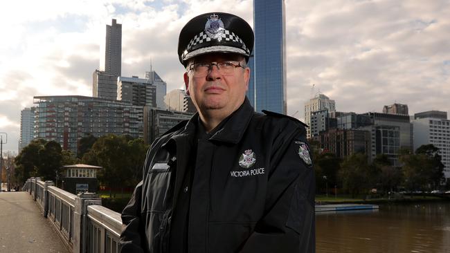 Victoria Police’s outgoing Chief Commissioner Graham Ashton. Picture: Stuart McEvoy