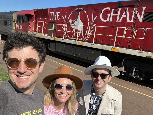 the ghan train journey and simone