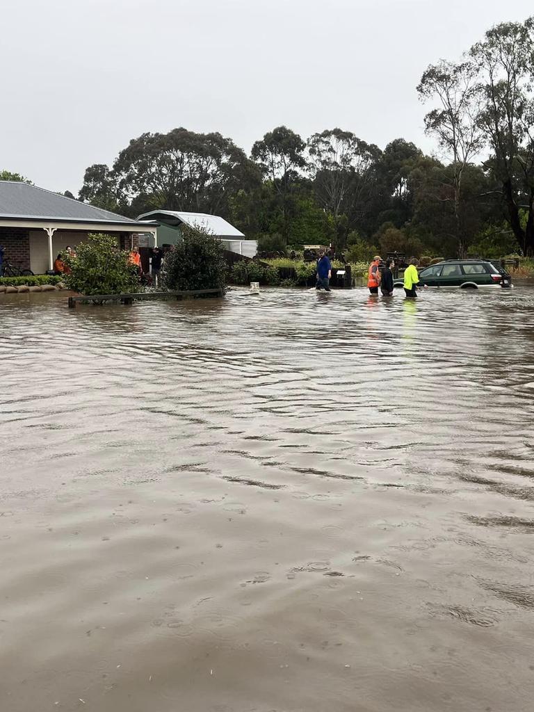 42 Melbourne suburbs have been issued ‘watch and act’ orders as of Friday morning. Picture: Facebook/ Victoria State Emergency Service.