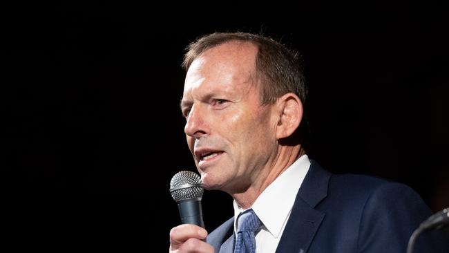 Tony Abbott foretold the threat of a virus from China. Picture: Nick Klein