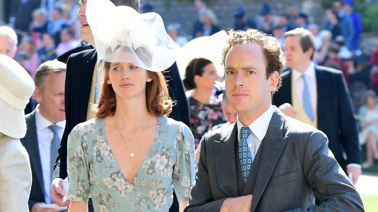 Tom Inskip arrives at St George's Chapel before the wedding of Prince Harry to Meghan Markle.