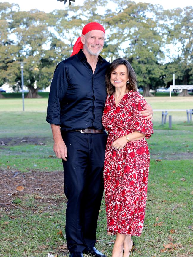 Wilkinson will also explore her marriage to author and TV commentator Peter FitzSimons in her upcoming memoir. Picture: Stephen Cooper