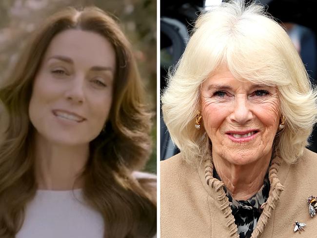 Kate Middleton and Queen Camilla.