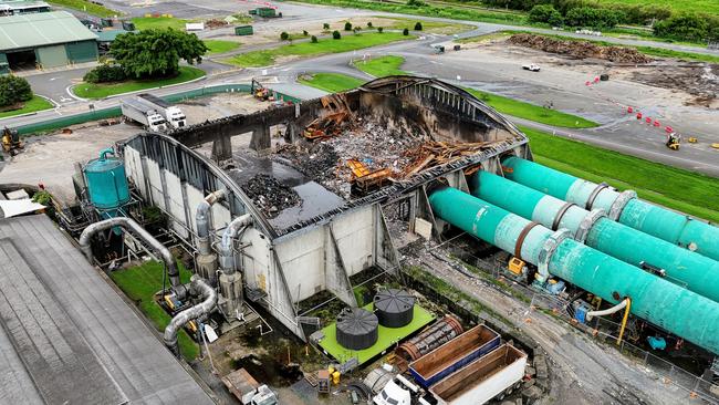 Cairns Regional Council's Portsmith transfer station was closed to the public following a large fire at the facility's Bedminster Advanced Resource Recovery Facility on January 23. The fire site has largely been cleared, but future of the facility is unclear. Picture: Brendan Radke