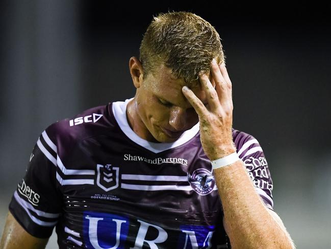 Tom Trbojevic 2019 PRE Round 02 - Manly-Warringah Sea Eagles v Cronulla-Sutherland Sharks, Shark Park, 2019-02-23. Digital image by Nathan Hopkins © NRL Photos