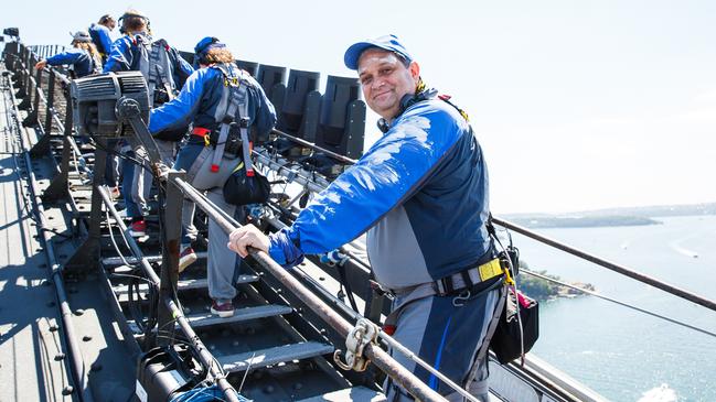 Sydney Festival director Wesley Enoch has weathered the COVID storm to stage this year’s events, which include an Indigenous-themed bridge climb. Picture: Yaya Stempler