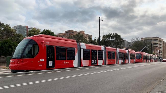 A tram on the Newcastle Light Rail. Picture: Supplied