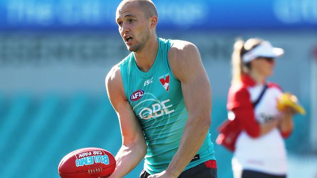 Sam Reid is back for the Swans. Picture: Phil Hillyard