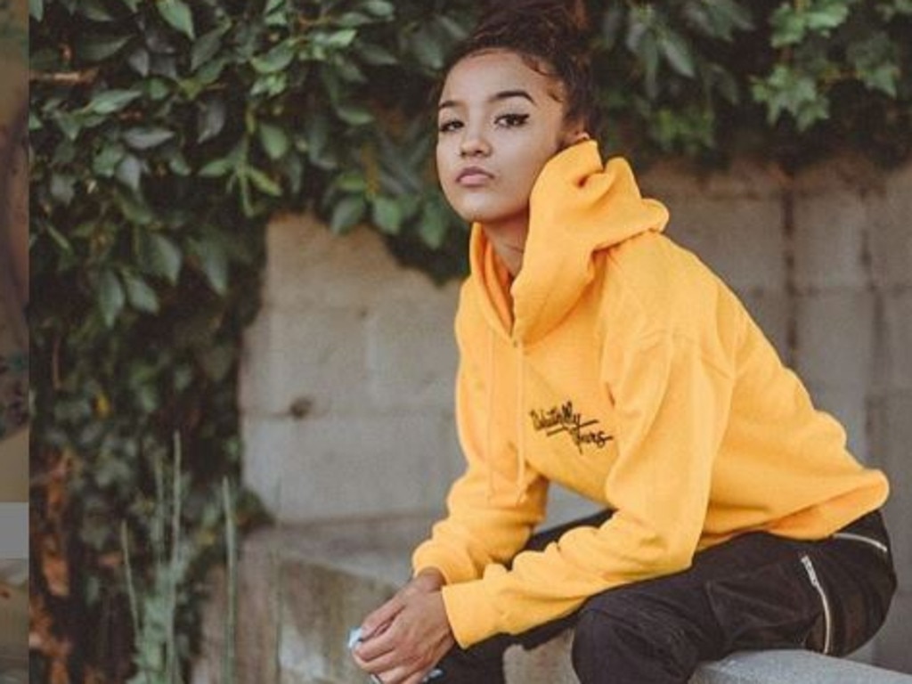 Minnesota rapper Lexii Alijai, who performed with Kehlani, died on New Year’s Day aged 21. Picture: Instagram