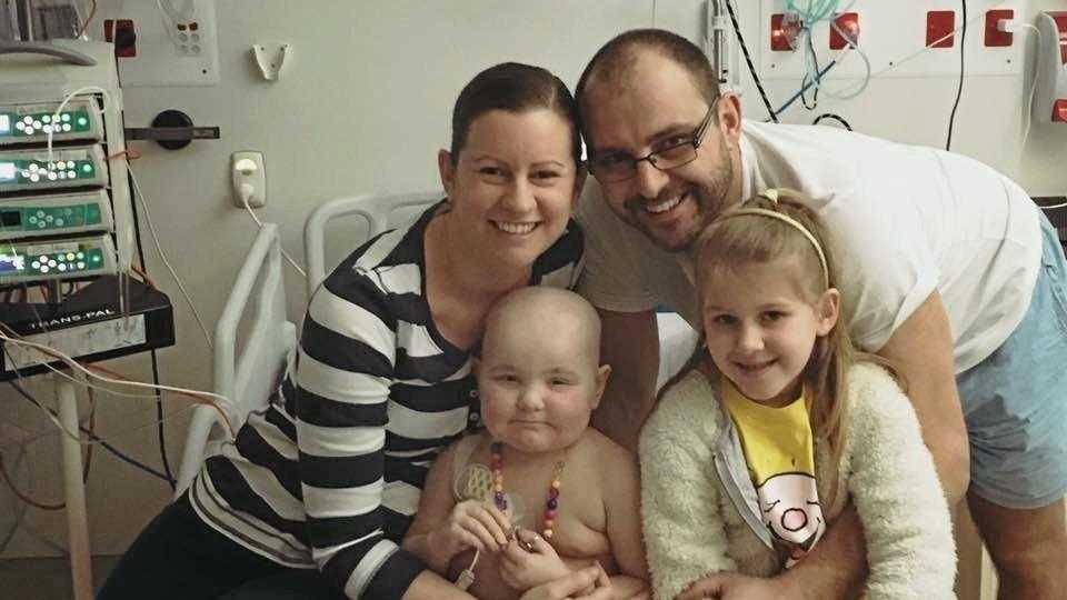 Frankie Beresford, 3 is currently fighting for her light on a respirator machine in ICU in Brisbane, her aunty and Gladstone resident Jess Beresford is holding a fundraiser for her this weekend.