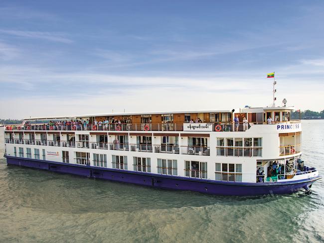 ESCAPE - Travel - Travelmarvel Myanmar river ship ship Princess Panhwar. Pic supplied.