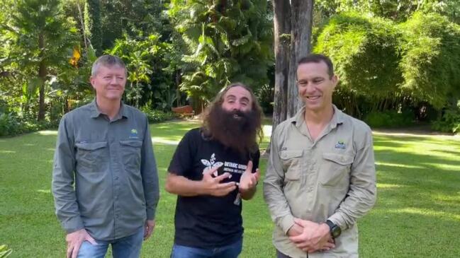 Costa celebrates Botanic Garden Day May 29 at Cairns Botanic Gardens with Charles and Ross