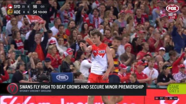 Swans to head to the finals on a high