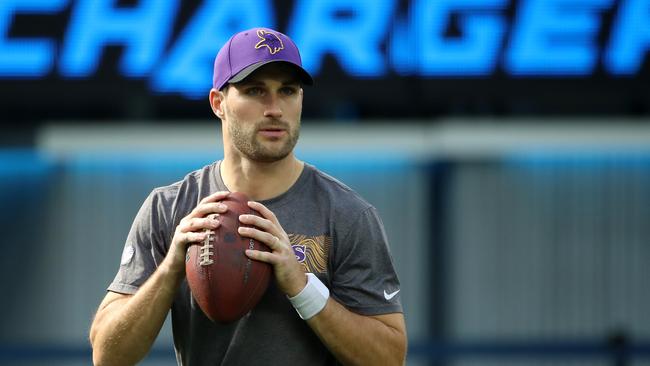 Kirk Cousins of the Minnesota Vikings. Photo by Katelyn Mulcahy/Getty Images