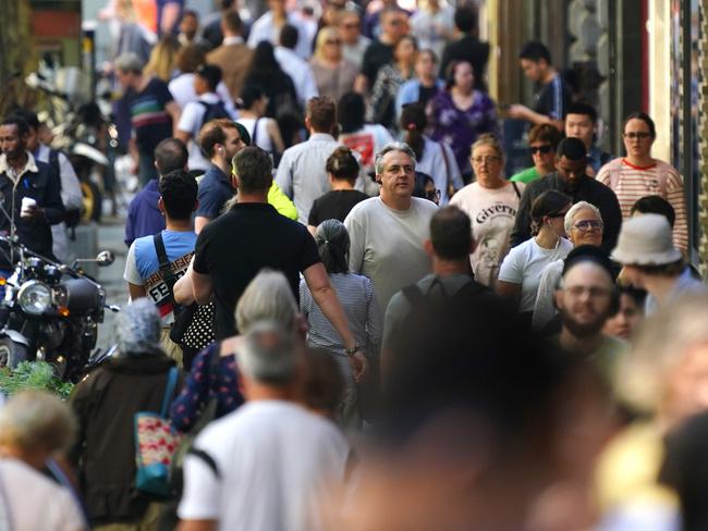 MELBOURNE AUSTRALIA - NewsWire Photos MARCH 8, 2024: Generic photos of people shopping in Melbourne.Picture: NCA NewsWire / Luis Enrique Ascui