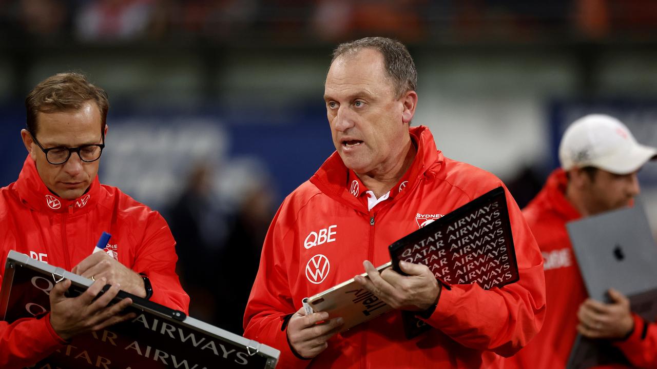 John Longmire has coached the Swans since 2011. Photo: Phil Hillyard.