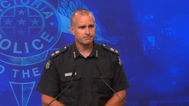 Victoria Police Acting Superintendent Scott Colson. Picture; Victoria Police