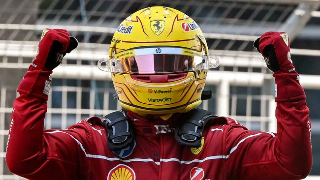 Hamilton won this weekend’s sprint race at the Chinese Grand Prix. (Photo by GREG BAKER / AFP)