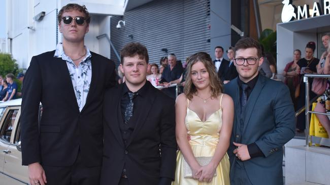 Arrivals at the Beerwah State High School Formal held at Maroochy RSL on November 14, 2024. Picture: Sam Turner