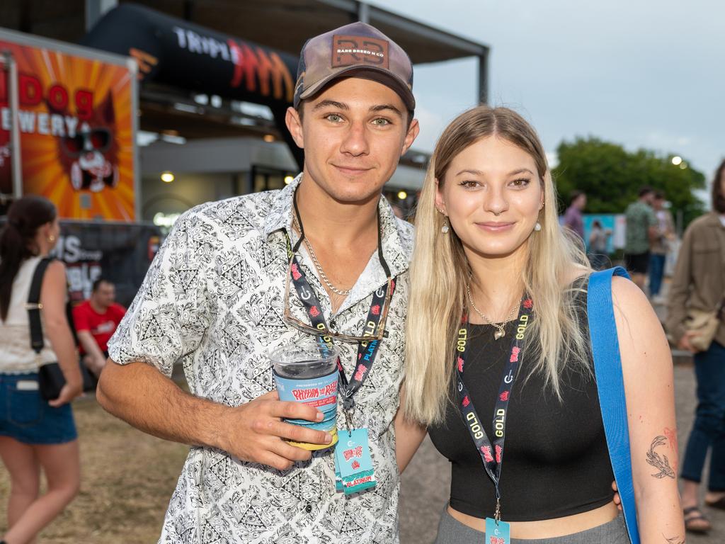 Noah Brand and Tazmyn Eade-Joy at Rhythm on the Reef Saturday 30 September 2023 Picture: Michaela Harlow