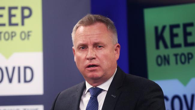 Jeremy Rockliff deputy premier and minister for health.  Tasmanian COVID update to announce that Tasmania will open up it's borders from December 15th.  Picture: Nikki Davis-Jones