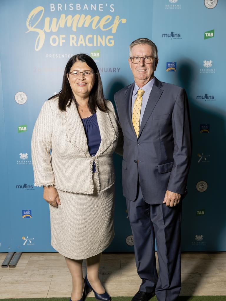 Minister for Racing Grace Grace MP and Michael Grace at Brisbane's Summer of Racing Launch at The Calile Hotel on November 19, 2020. Socials: Damien Anthony Rossi Pictures: Jared Vethaak