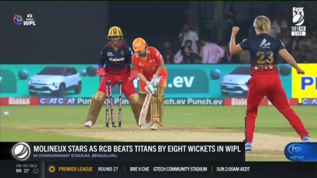 Molineux stars as RCB cruise to victory over Gujarat