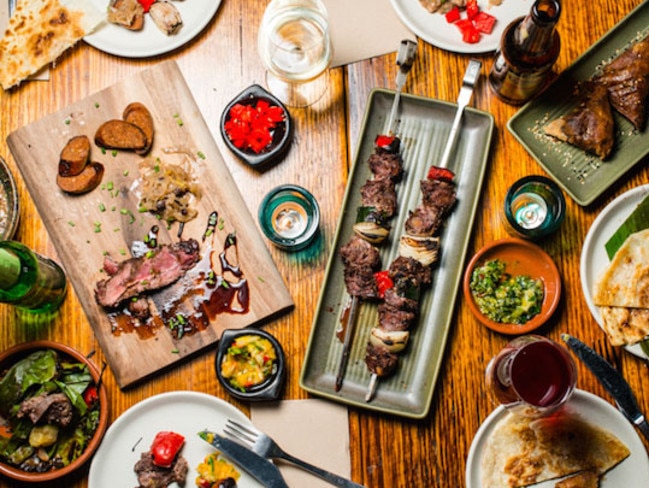 PolePole on Collins St serves meats including crocodile, wild boar, buffalo, camel and ostrich.