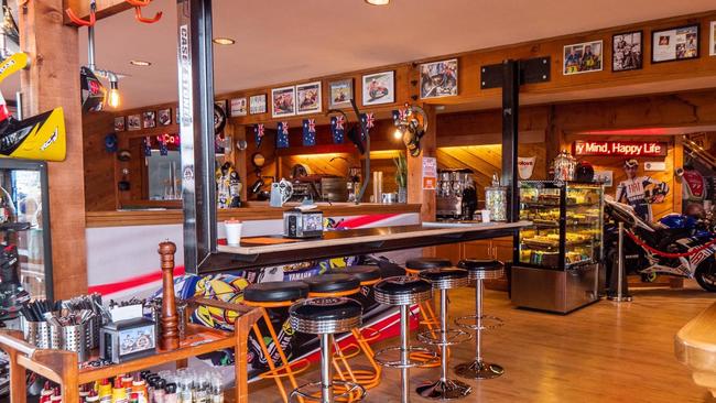 The former Inline 4 Cafe was popular amongst motorbike enthusiasts. Picture: Inline 4 Cafe