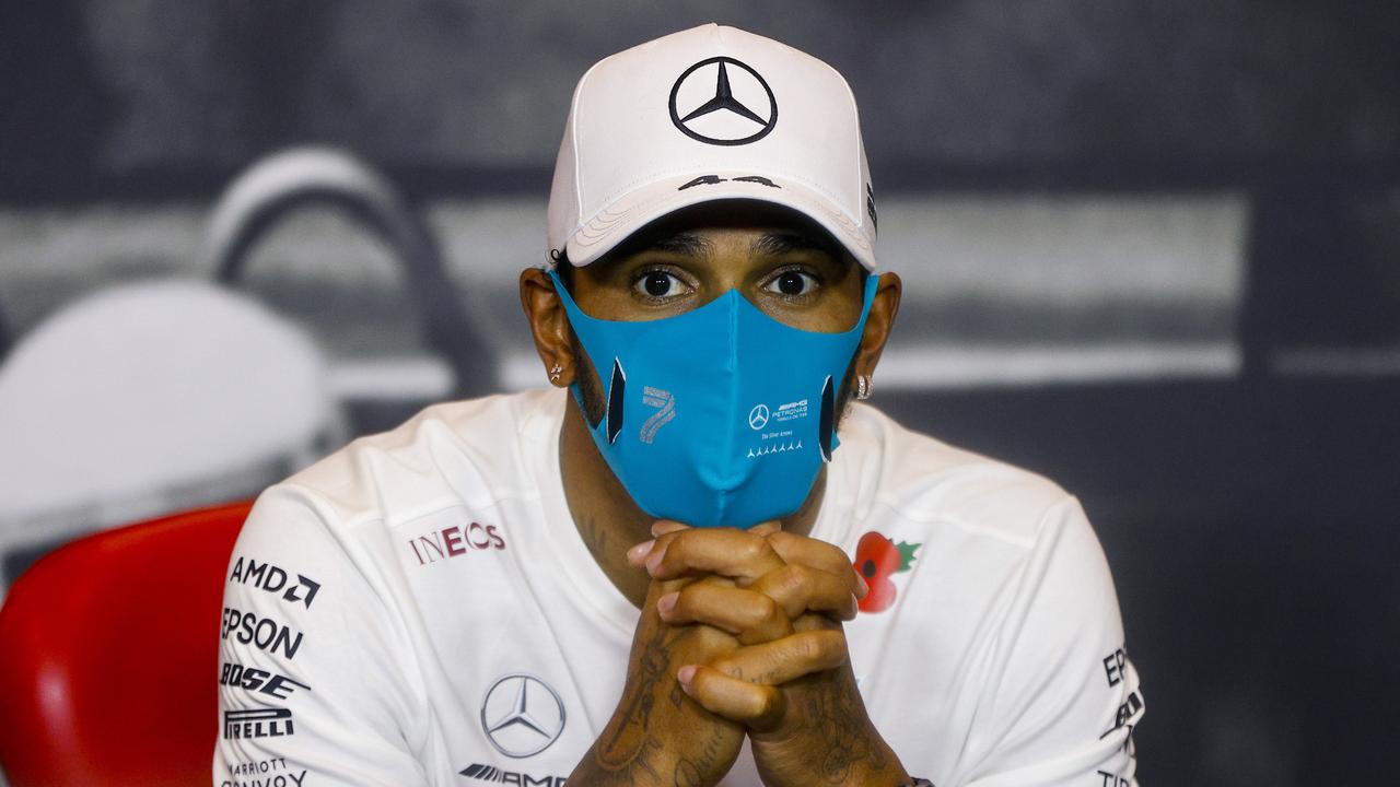 Lewis Hamilton is set to extend. (Photo by Andy Hone - Pool/Getty Images)