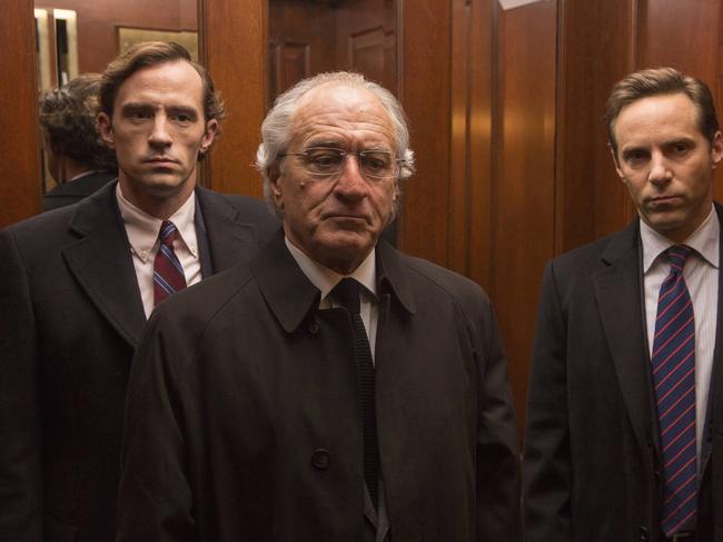 Robert DeNiro as Bernie Madoff in showcase Channel’s The Wizard of Lies.