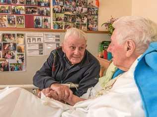 TIME TOGETHER: Keith and Roma Zietsch will celebrate their 70th wedding anniversary later this year. Picture: Adam Hourigan