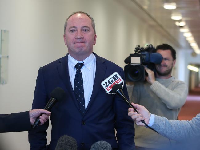 Deputy PM Barnaby Joyce has slammed both sides of the gay marriage debate for over-the-top activism. Picture: Kym Smith