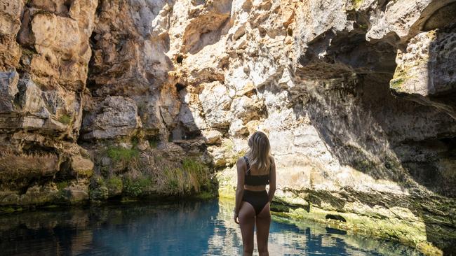 Diving and snorkelling in Kilsby Sinkhole.