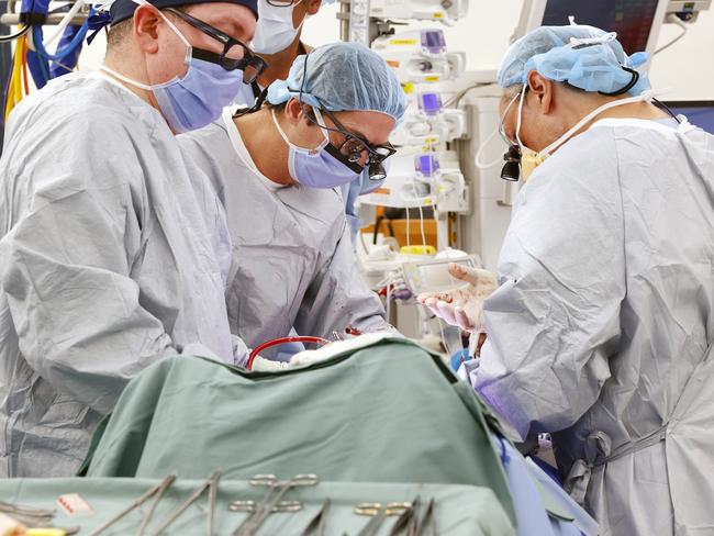 The surgery means Ms Shaw who was born without a uterus, will have the chance to bear her own children. Picture: Richard Dobson