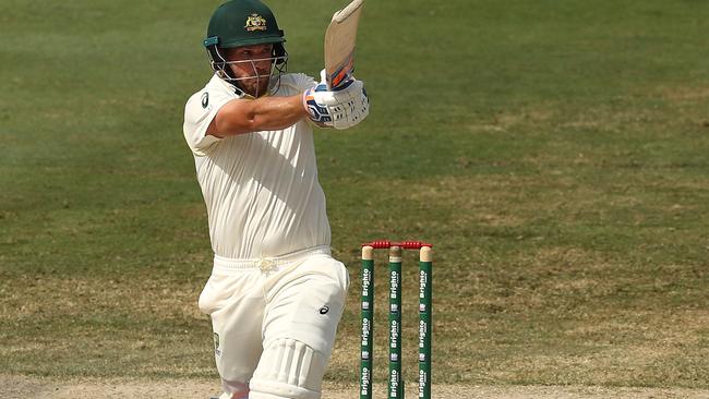 Aaron Finch has a big fan in Shane Warne. Picture: Getty.