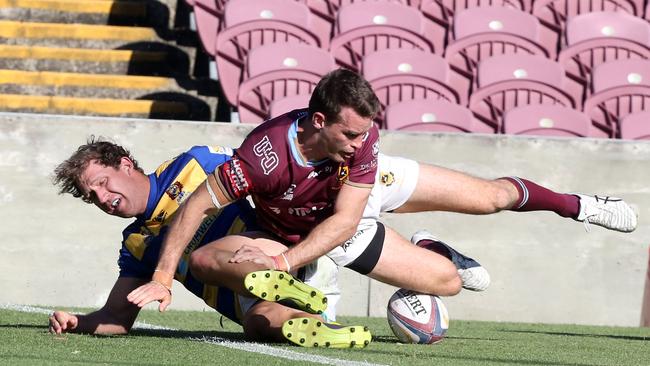 Work has started on a controversial upgrade of Ballymore, the “home of rugby’’. Picture: Richard Gosling