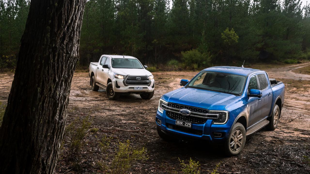 The new ute was benchmarked against the Toyota HiLux and Ford Ranger.