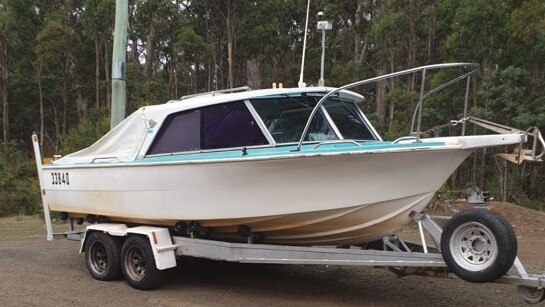 Police found Mr Frankcombe’s boat adrift 12km off the coast of Beechford in the early hours of Monday morning.