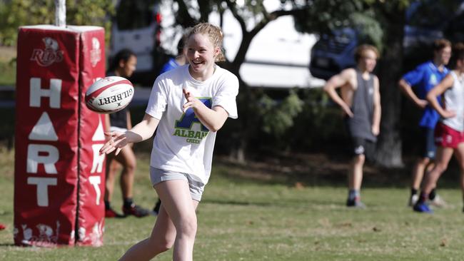 Rebecca Jacobson, a training partner of Short’s at Albany Creek, made last year’s world junior team and finished with two relay medals. (AAP Image/Regi Varghese)