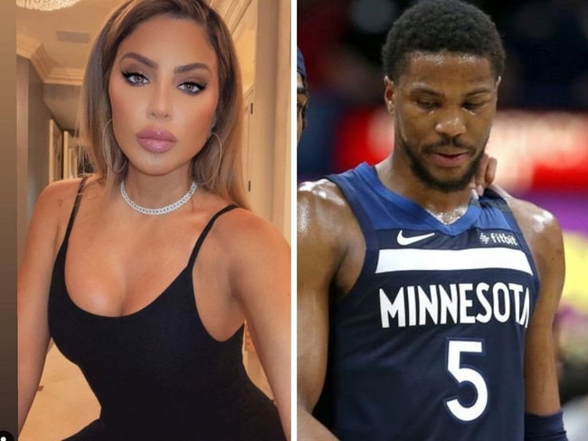 Larsa Pippen and former flame Malik Beasley.