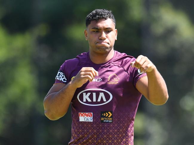 Tevita Pangai Jr had six seasons with the Broncos before leaving the club in 2021. Picture: AAP Image/Darren England