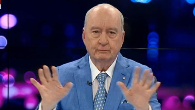 Sky hosts, including Alan Jones, have treated the virus as very real. Picture: Sky News