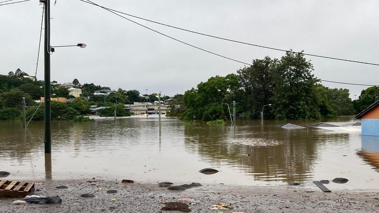 Gympie flood, Mary St, February 26. 2022