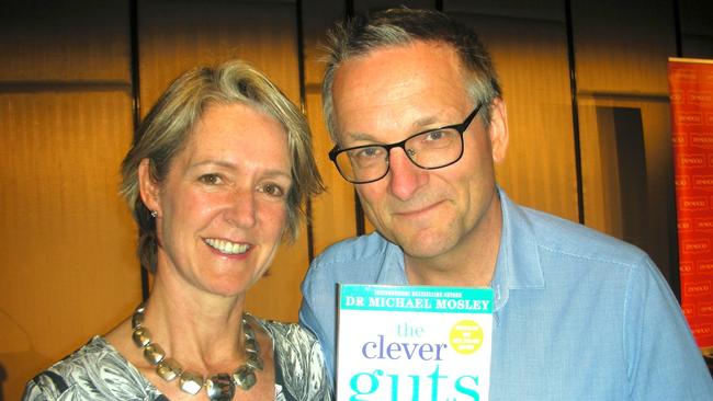 Dr Michael Mosley and wife Dr Clare Bailey.